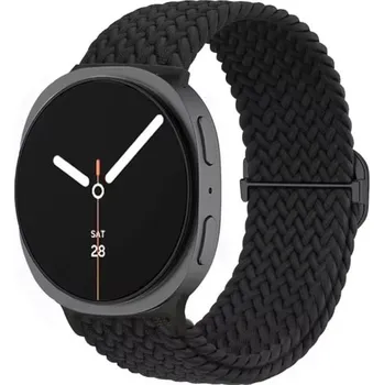 Řemínek na hodinky eses Nylonový elastický řemínek pro Samsung Galaxy Watch 8 Barava: černá