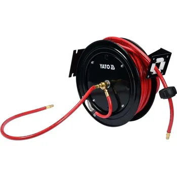 lanový naviják Yato | Naviják se vzduchovou hadicí PVC 9,5mm, 15m YT-24250