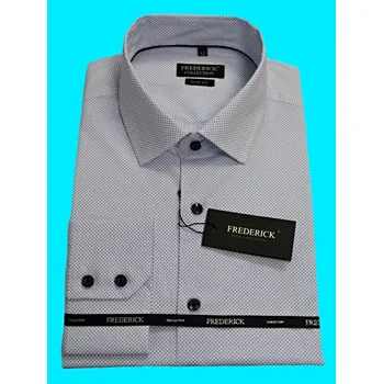 Pánská košile Pánská košile s dlouhým rukávem - střih SLIM - vzor F902 - 45