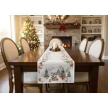 Vánoční ubrus - běhoun na stůl FABIAN 40x140 cm Mybesthome