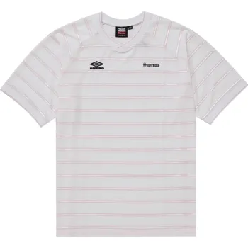 Pánské tričko Supreme Umbro Stripe Soccer Jersey White Velikost: XL