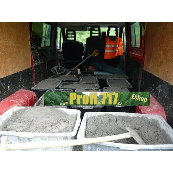 Příslušenství pro plot MATERIÁL K MONTÁŽI Beton s dopravou do 50Km pro Sloupek/Vzpěru se zpracováním u montáže cena za metr (MONTÁŽ A MATERIÁL K MONTÁŽI )