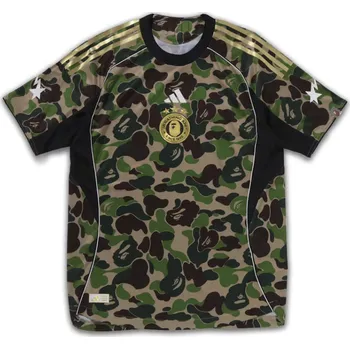 adidas x BAPE Football Graphic Slim Jersey T-shirt Green Velikost: M KB2202