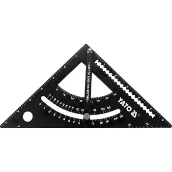 Úhloměr Yato | Úhelník tesařský hliníkový 170 mm YT-70782