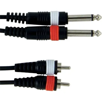 Příslušenství ke zvukové technice GEWA Twin kabel Basic Line3 m / baleno po 5 ks 110