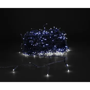 Vánoce Světelný řetěz 480 LED s programátorem, studená bílá, 36 m