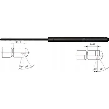 Klimatizace automobilu Plynová pružina, víko zavazadlového prostoru Metzger 2110118