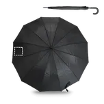 GUIL. 12ti tyčový deštník ze 190T polyesteru s automatickým otevíráním Transfer (max. 4 barvy, 120 x 120mm) 1 barva 140 Zastřešující segment 2