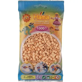 Dětské navlékací korálky Korálky Hama Midi 1000 kusů lososové