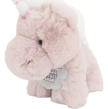plyšák Plyšový jednorožec růžový 40 cm