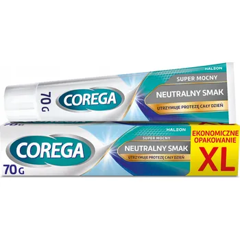Péče o zubní náhradu Corega Super silný fixační krém na zubní protézy, neutrální chuť 70g