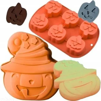Forma na pečení 2x Silikonová Forma Formička na pečení dortů a muffinů NA HALLOWEEN
