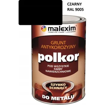 barva na kov Antikorozní základní nátěr POLKOR 10L ČERNÝ