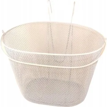 Košík na láhev Přední košík na kolo Saks bílý