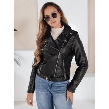 Dámský křivák Dámská kožená bunda ramones TY5200 Barva: Černá, Velikost: S