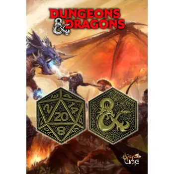 Dungeons & Dragons - sběratelská mince D20