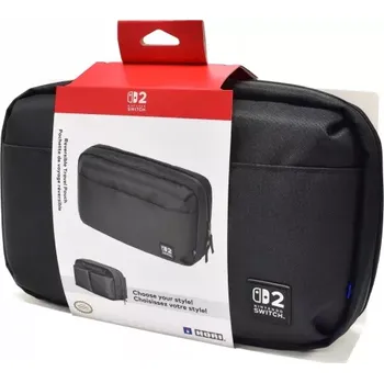 Obal na herní konzoli Hori oboustranné cestovní pouzdro pro Nintendo Switch 2 (černé)