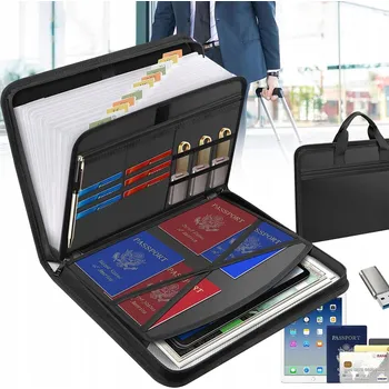 Voděodolná a ohnivzdorná taška / konferenční desky A4 / pořadač / organizér