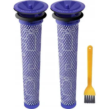 Vysavač 2x FILTR DO VYSAVAČE Dyson V6 V7 V8 DC58 DC59 DC61 OMYVATELNÝ + KARTÁČ