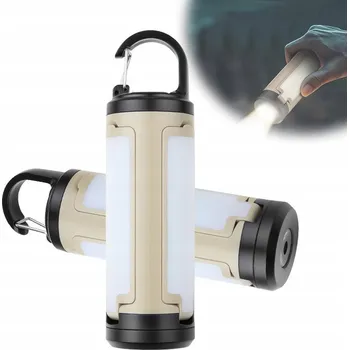 SILNÁ TURISTICKÁ LAMPA SVÍTILNA STAN KEMPINGOVÁ LAMPA FUNKCE POWERBANKY