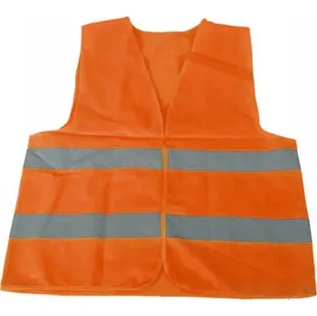 Výstražná reflexní vesta oranžová XXL
