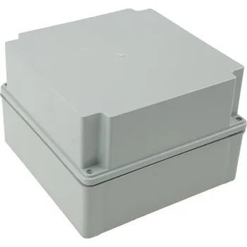 Elektroinstalační krabice INSTALAČNÍ KRABICE HERMETICKÁ NA OMÍTKU BOX 210 X 210 X 140MM IP67