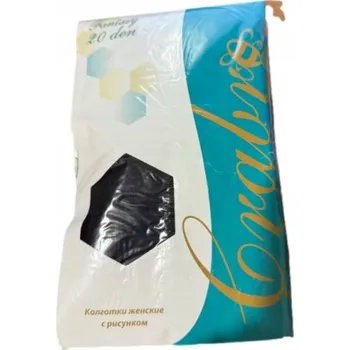 Dámské punčochy Punčocháče černé s krystalky, velikost 5, 20 DEN