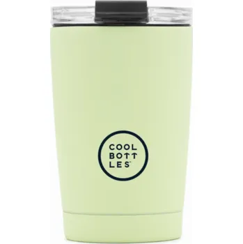 Cool Bottles Termohrnek 330 ml Triple cool Pastelově zelený