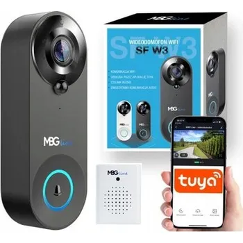IP kamera Bezdrátový videotelefon MBG Line SF W3 černý s Full HD kamerou a Wi-Fi