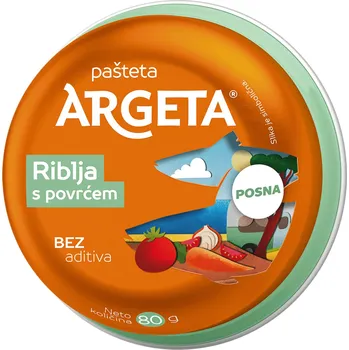 paštika a pomazánka Argeta rybí paštika se zeleninou 80 g