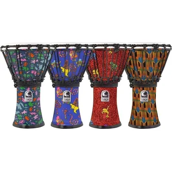 Toca Djembe Freestyle Rope TunedMatte Grey Skies SFDJ-10GS 176261