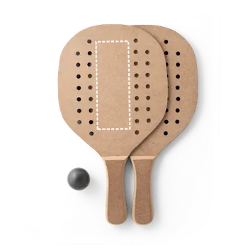 RC model letadla TAPIA. Plážové rakety z MDF Sítotisk (plast, papír) (max. 1 barva, 135 x 50mm) 1 barva 60 Zadní