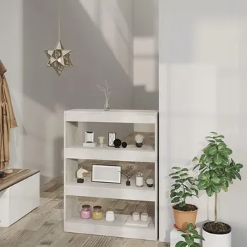 Knihovna Regál VidaXL 80 cm x 103 cm x 30 cm, odstíny šedé