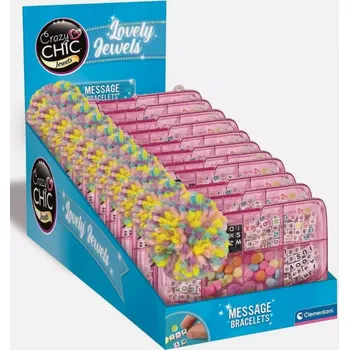 dětská sada na výrobu šperků Crazy Chic výroba náramků CLEMENTONI