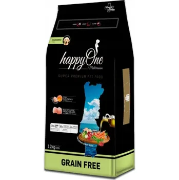 Krmivo pro psa HappyOne Grain-Free Mediterraneum Puppy 12 kg - Krmivo pro štěňata bez obilovin, 12 kg