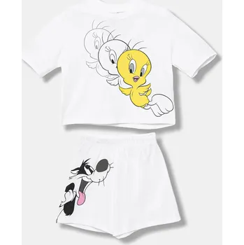 Chlapecké pyžamo Dětské bavlněné pyžamo United Colors of Benetton 30960P08S.G.Seasonal bílá 00X, vel. 100