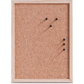 Obraz Korková nástěnka ZELLER Board 30 x 40 cm hnědá