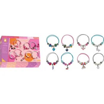 kreativní sada JANOD Kreativní sada na výrobu šperků Náramky štěstí 8+