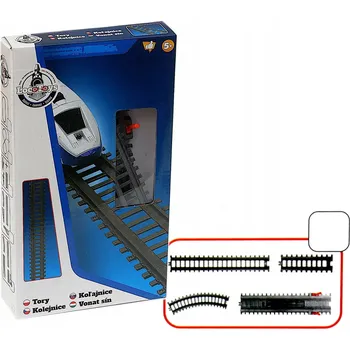 Vláček a vláčkodráha LocoToys VYTVOŘ SI VLASTNÍ ŽELEZNICI A STAV - elektrické koleje