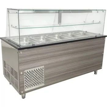 vasegastro Studený bufetový pult s granitovou deskou - černý granit