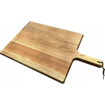 Kuchyňské prkénko VELKÉ DŘEVĚNÉ PRKÉNKO NA KRÁJENÍ Z DUBU, MASIVNÍ, 38x30 cm, BIOSTYLEWOOD