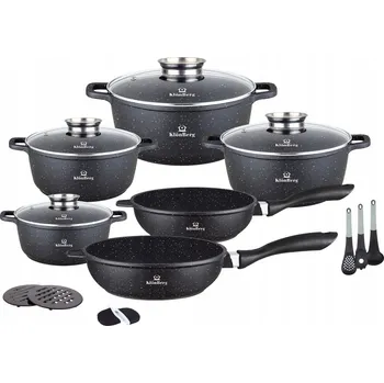 Sada hrnců Zilner komplet garnków hrnec garnki hliníkové 17 ks