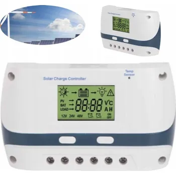 IP kamera Solární regulátor nabíjení 50A 12V/24V/48V