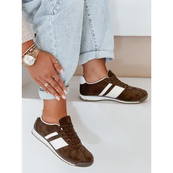 Dámské tenisky Dámské tenisky ZY1048 Barva: Hnědá, Velikost: 37