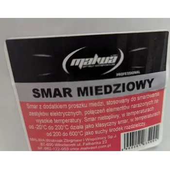Malwa vysokoteplotní měděné Mazivo 1kg