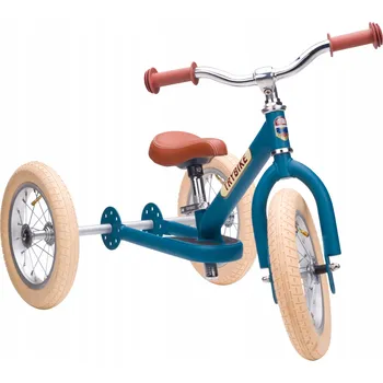 Odrážedlo První dětské tříkolové odrážedlo 2v1 modré balanční Trybike