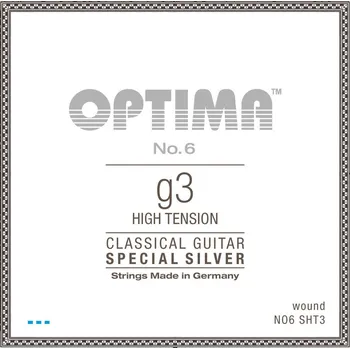 Struna pro kytaru a smyčcový nástroj Optima Struny pro Klasickou kytaru Jednotlivé strunyG3w silver plated High 126158