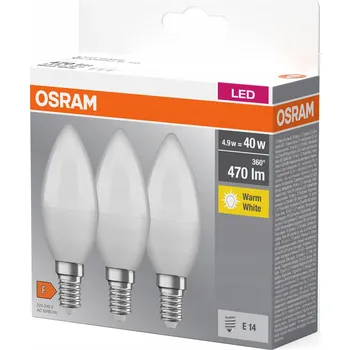 Žárovka OSRAM BASE CLASSIC B 40 FR LED Žárovka s paticí E14
