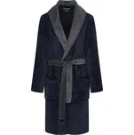 Henderson Klasický tmavě modrý pánský župan Nocturn s šálovým límcem 43378 Nocturn M-3XL Velikost: M, Barva: Tmavě modrá