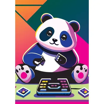 Puzzle Yazz Šťastná Panda 1000 dílků
